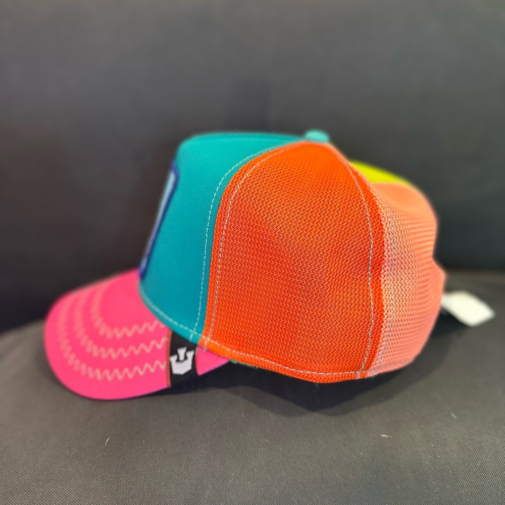 NWT neon Goorin Bros. Save the Dolphin trucker hat rare! Limited Edition - Picture 5 of 7